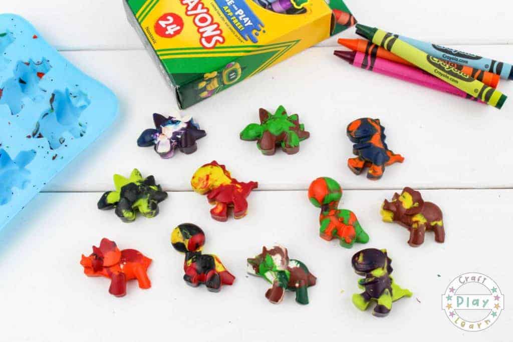 recycled crayon craft for kids