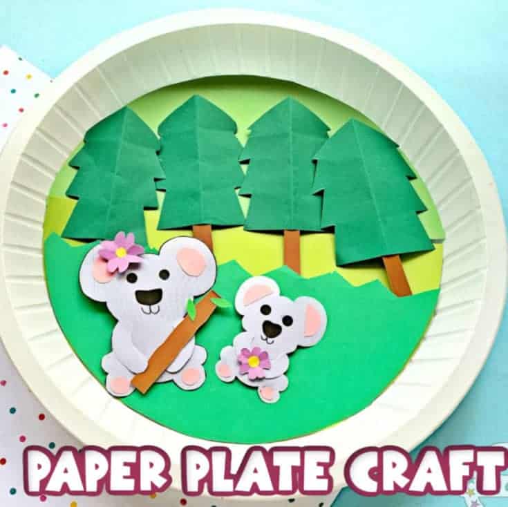 Koala Bear Paper Plate Craft For Kids Craft Play Learn