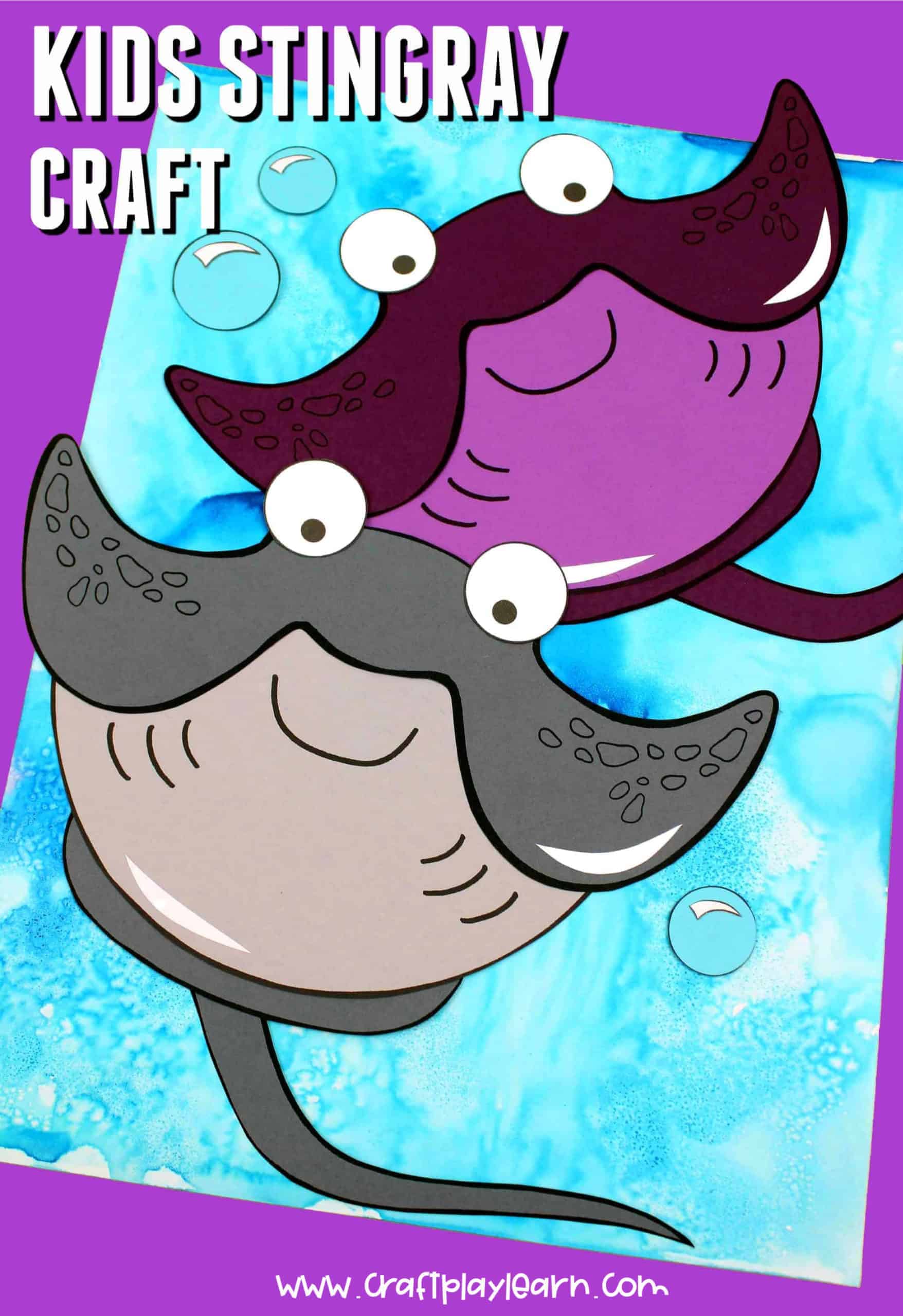 Easy Stingray Craft For Kids - Craft Play Learn
