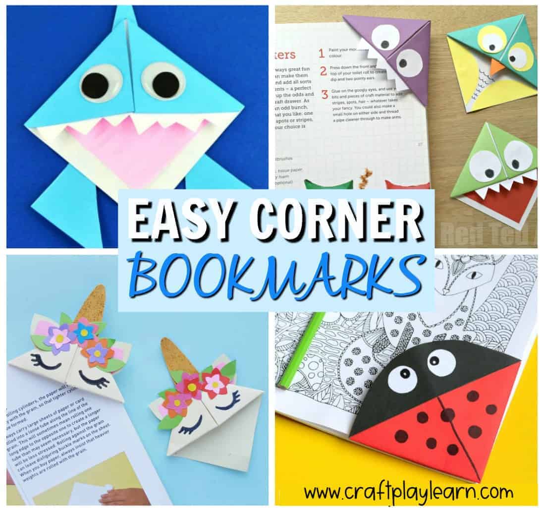 Corner Bookmarks Kids Will Love Craft Play Learn