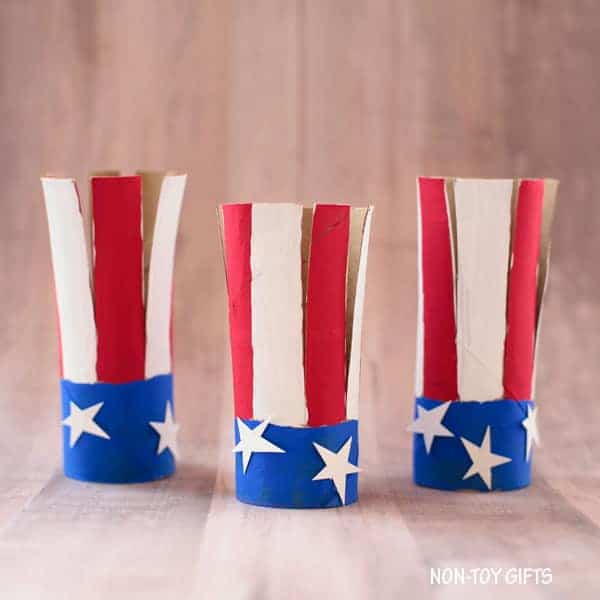 paper roll american flag