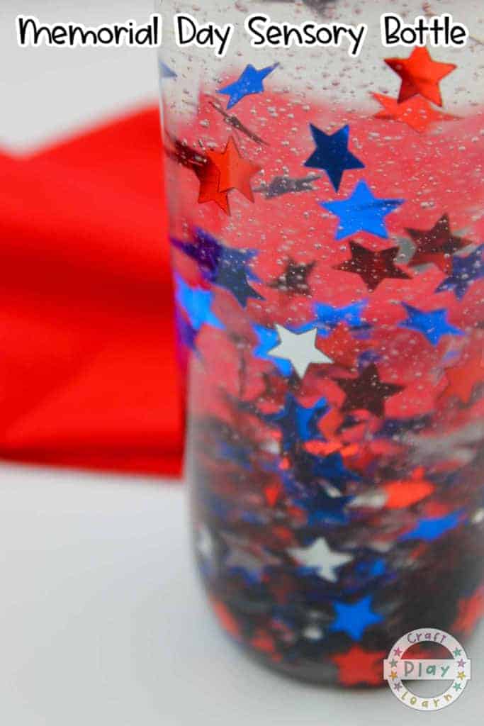 Memorial Day Sensory Bottle