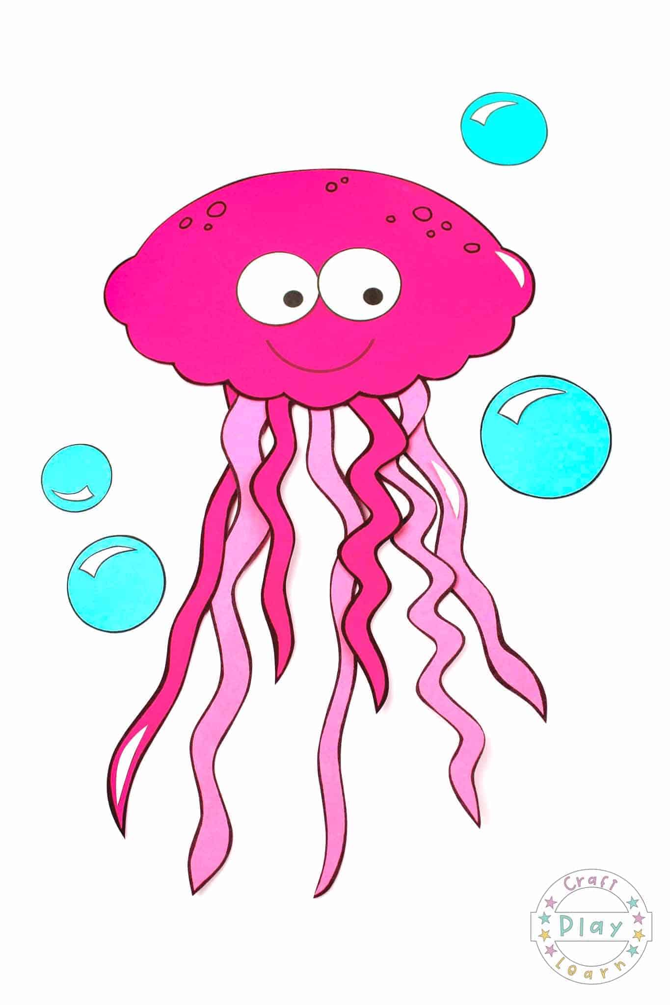 Jellyfish Art Project For Preschool Kids Craft Play Learn By The