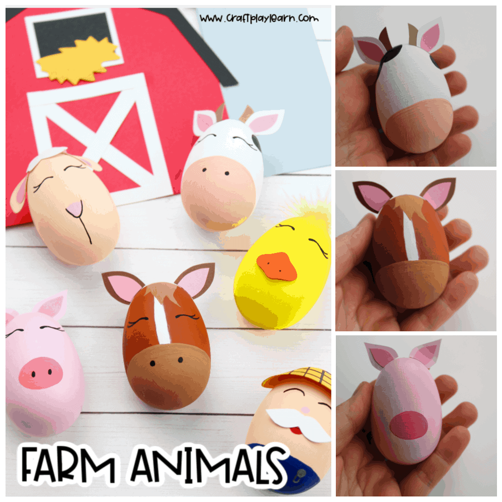 Old Macdonald Farm Animal Crafts - Craft Play Learn
