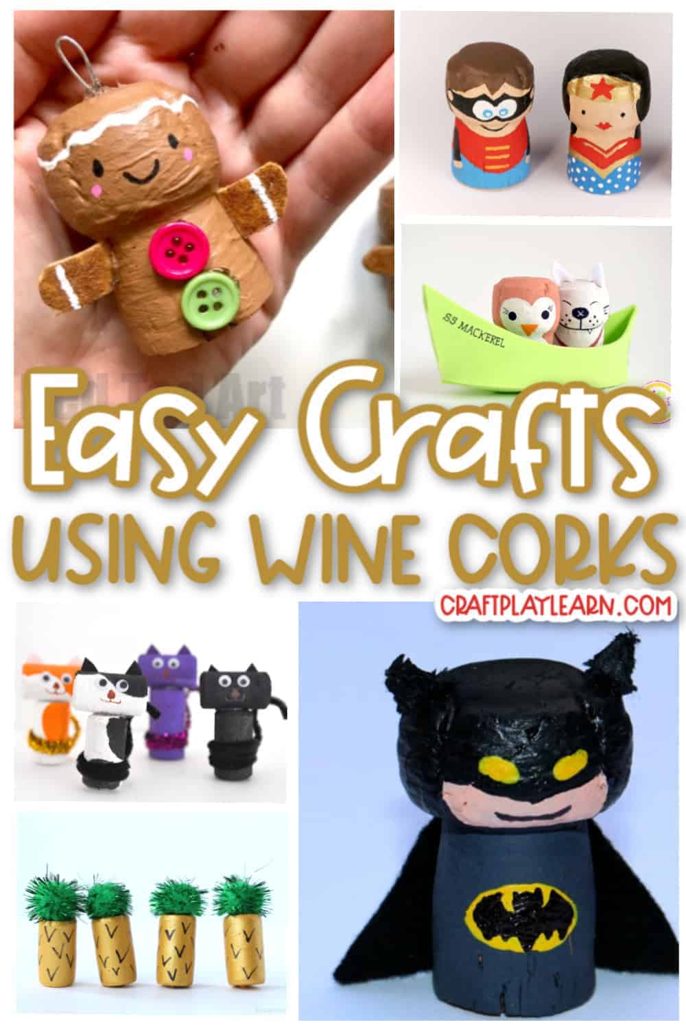 Wine Cork Crafts Kids Will Love Craft Play Learn