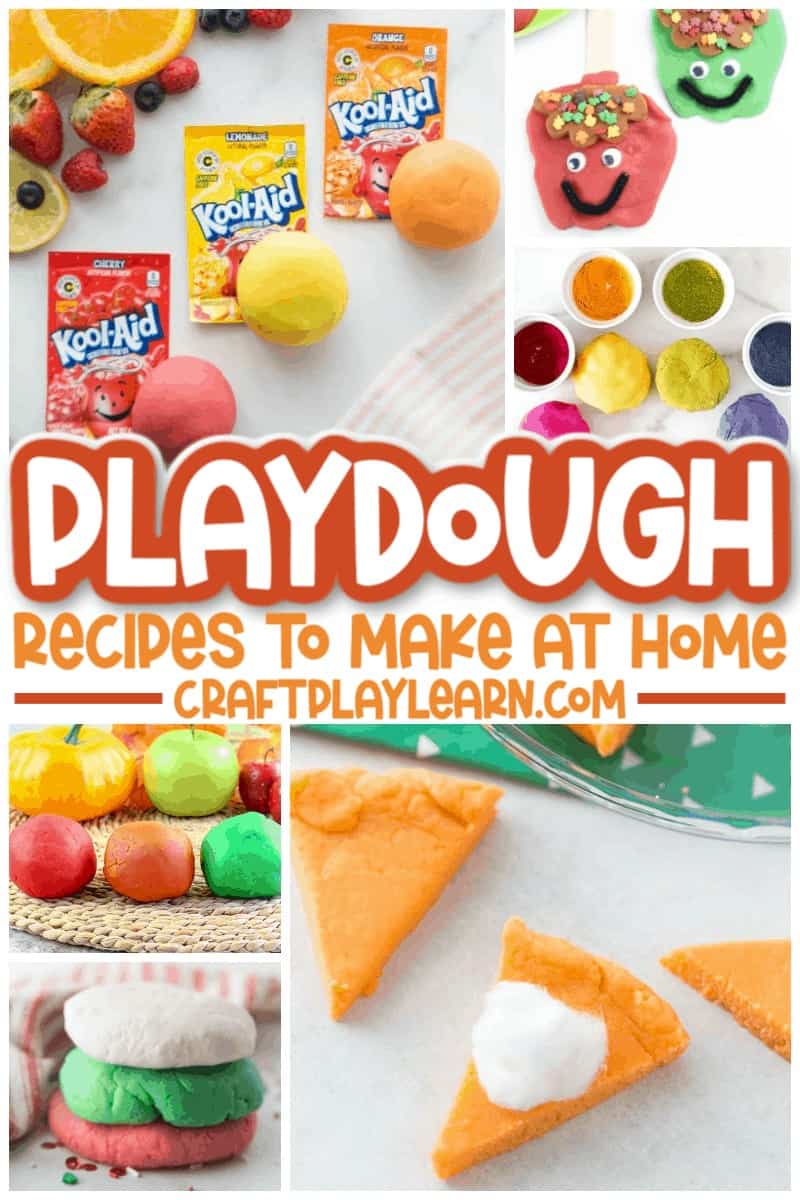 Easy Playdough Recipes To Make Craft Play Learn
