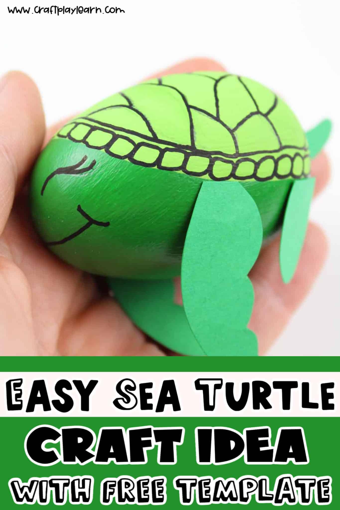 Easy Sea Turtle Craft For Kids - Craft Play Learn