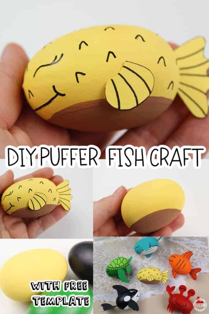 DIY Puffer Fish Craft For Kids - Craft Play Learn