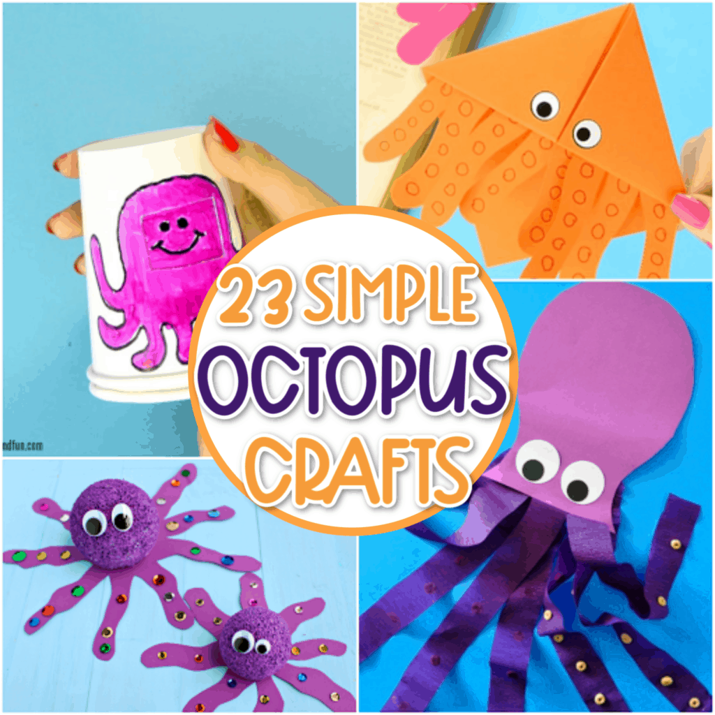Octopus Craft Ideas For Kids - Craft Play Learn