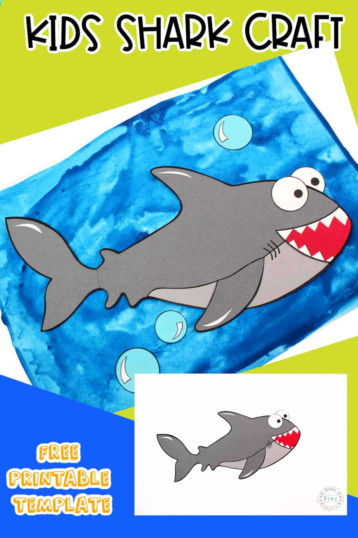 Great White Shark Art Project