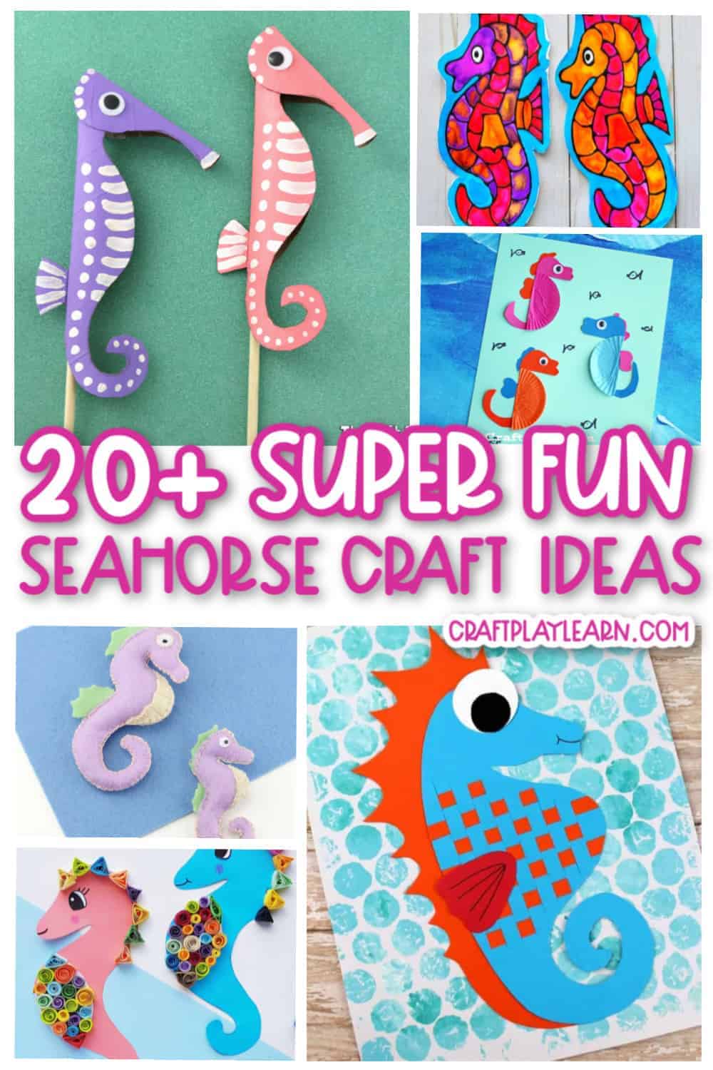 Fun Seahorse Craft Ideas For Kids Craft Play Learn