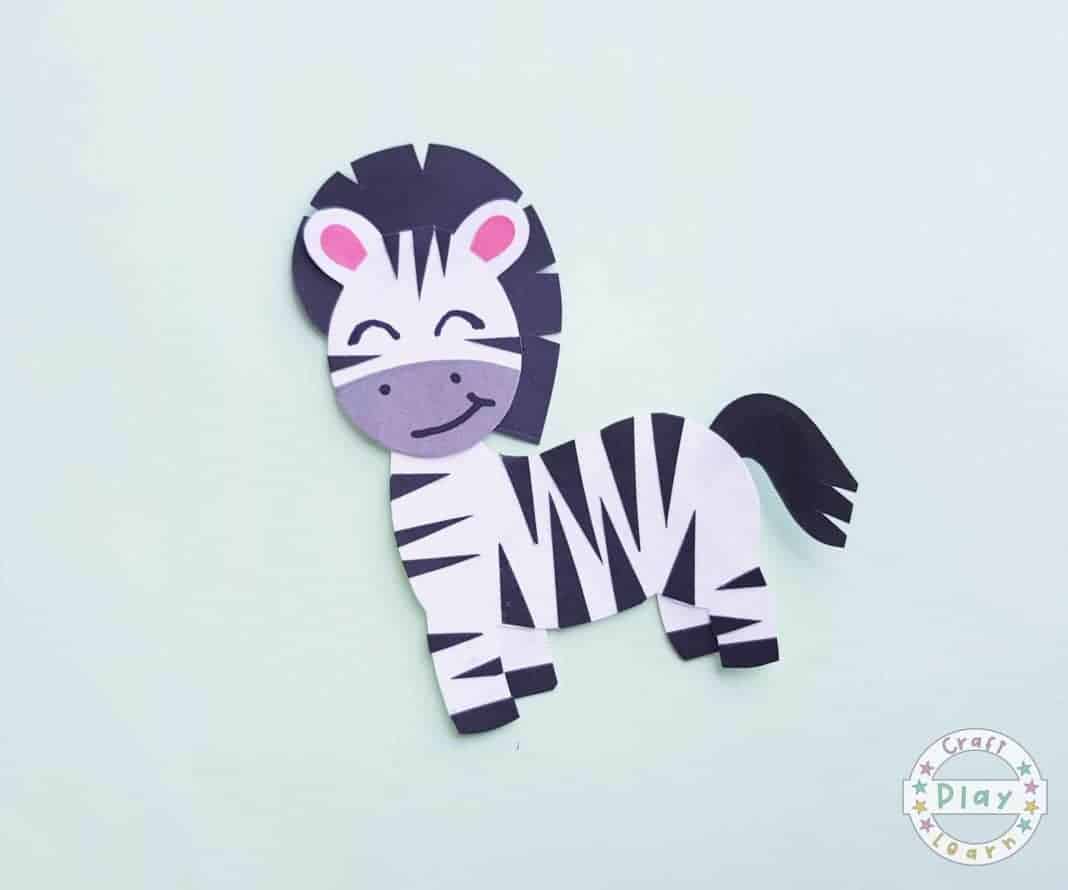 Easy Z is For Zebra Craft - Craft Play Learn