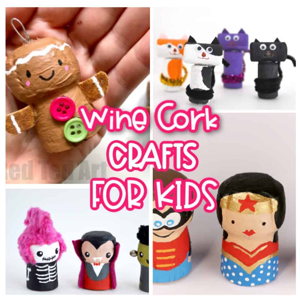 Wine Cork Crafts Kids Will Love - Craft Play Learn