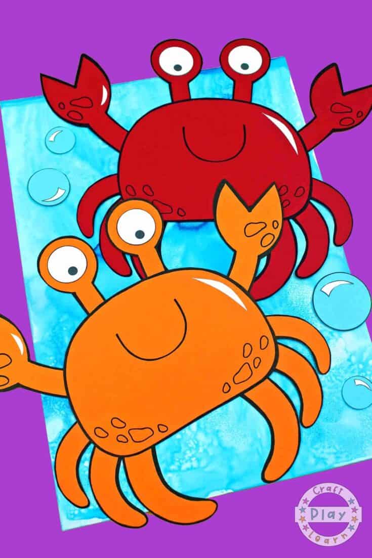 crab craft for kids