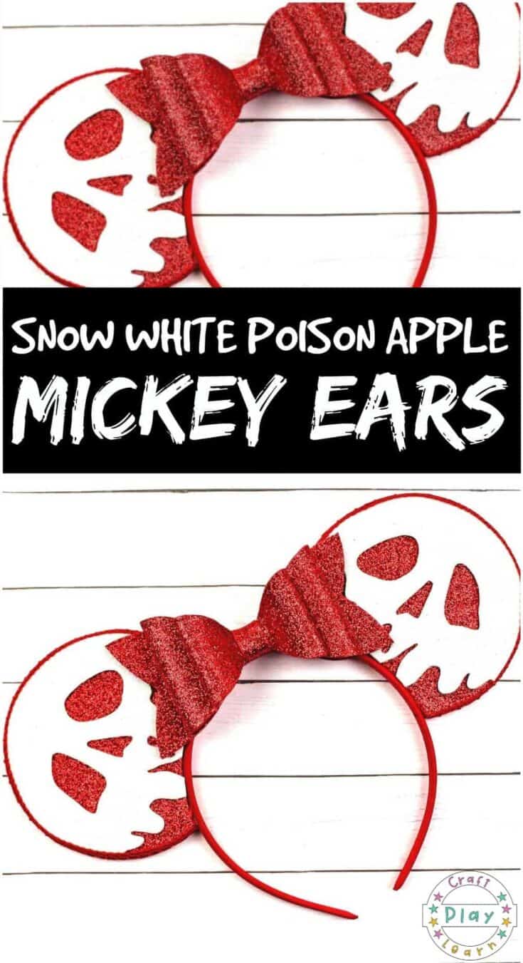 making poison apple snow white mickey ears