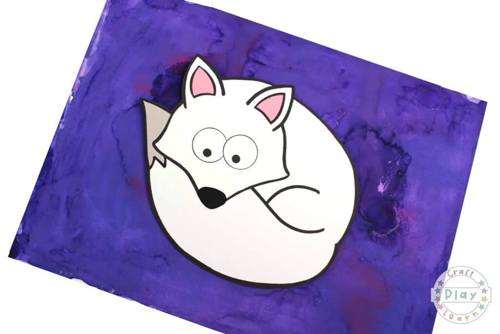 Easy And Fun Arctic Fox Craft For Kids Craft Play Learn