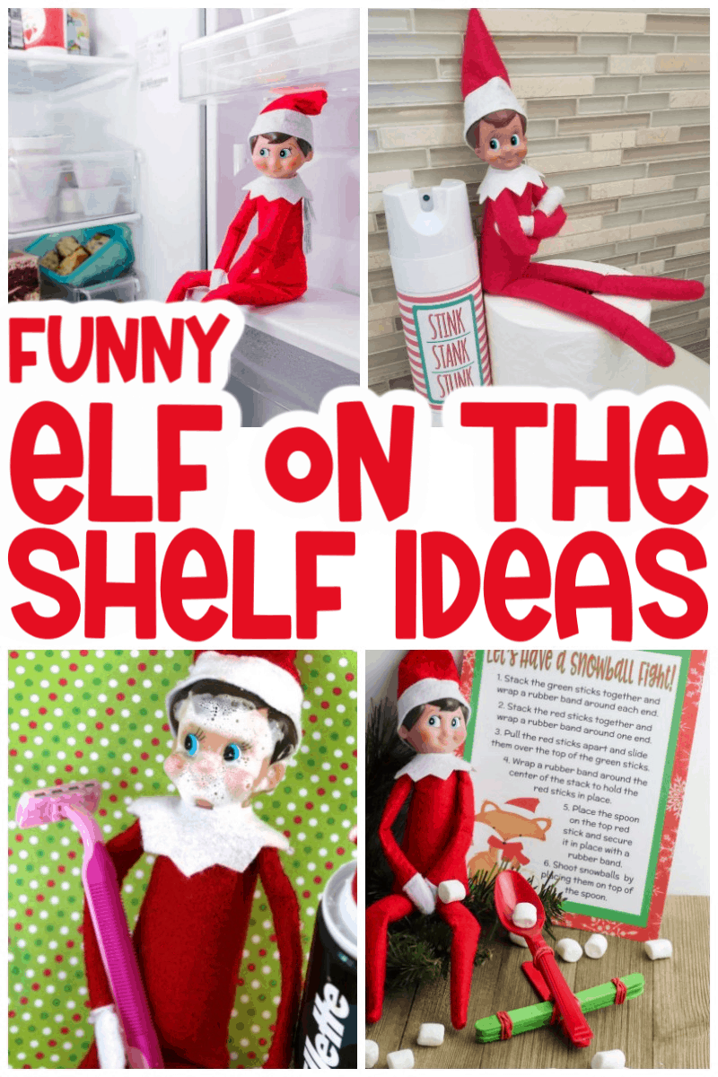 Funny Elf On The Shelf Ideas - Craft Play Learn