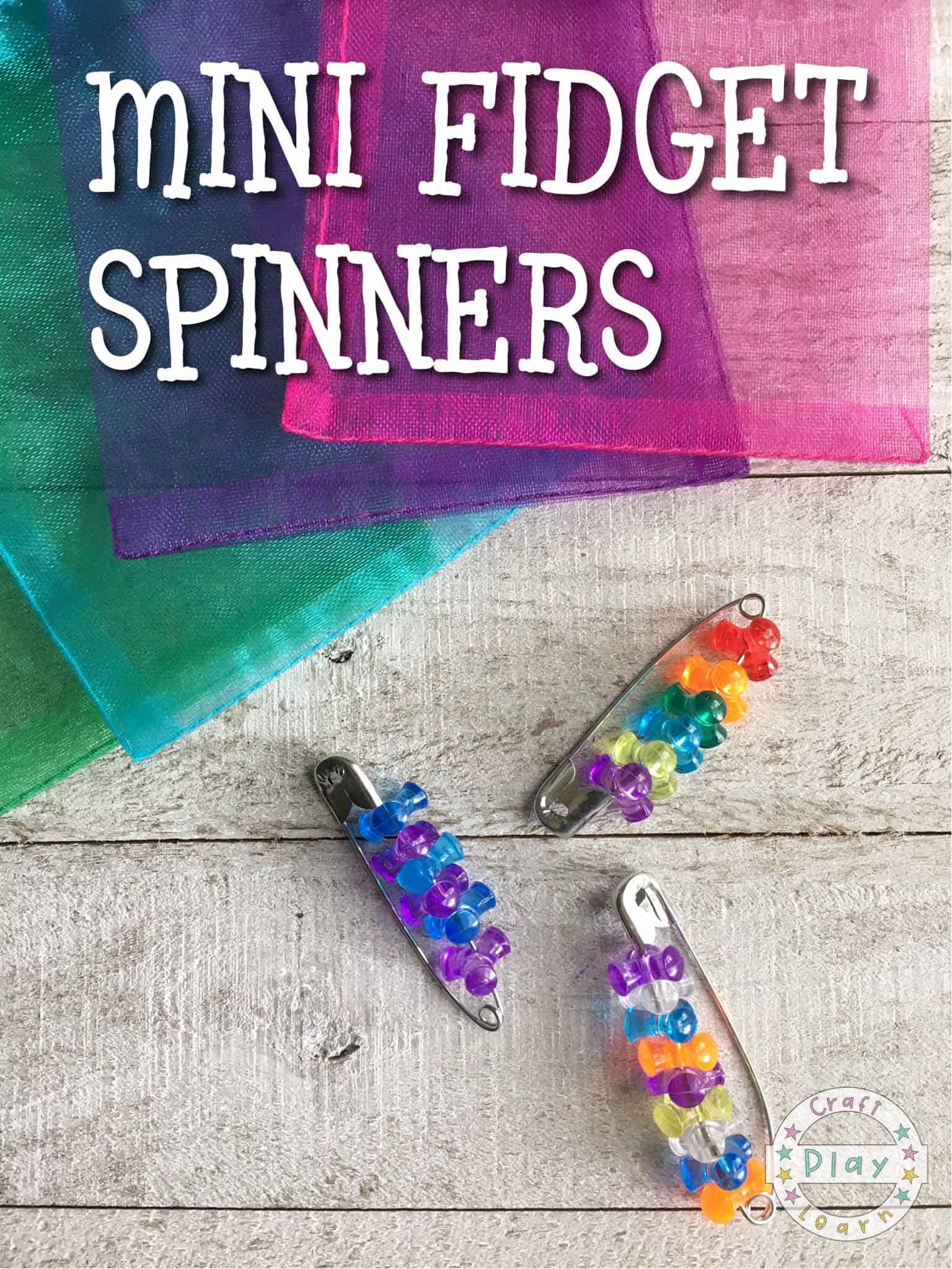 How To Make A DIY Fidget Spinner - Craft Play Learn