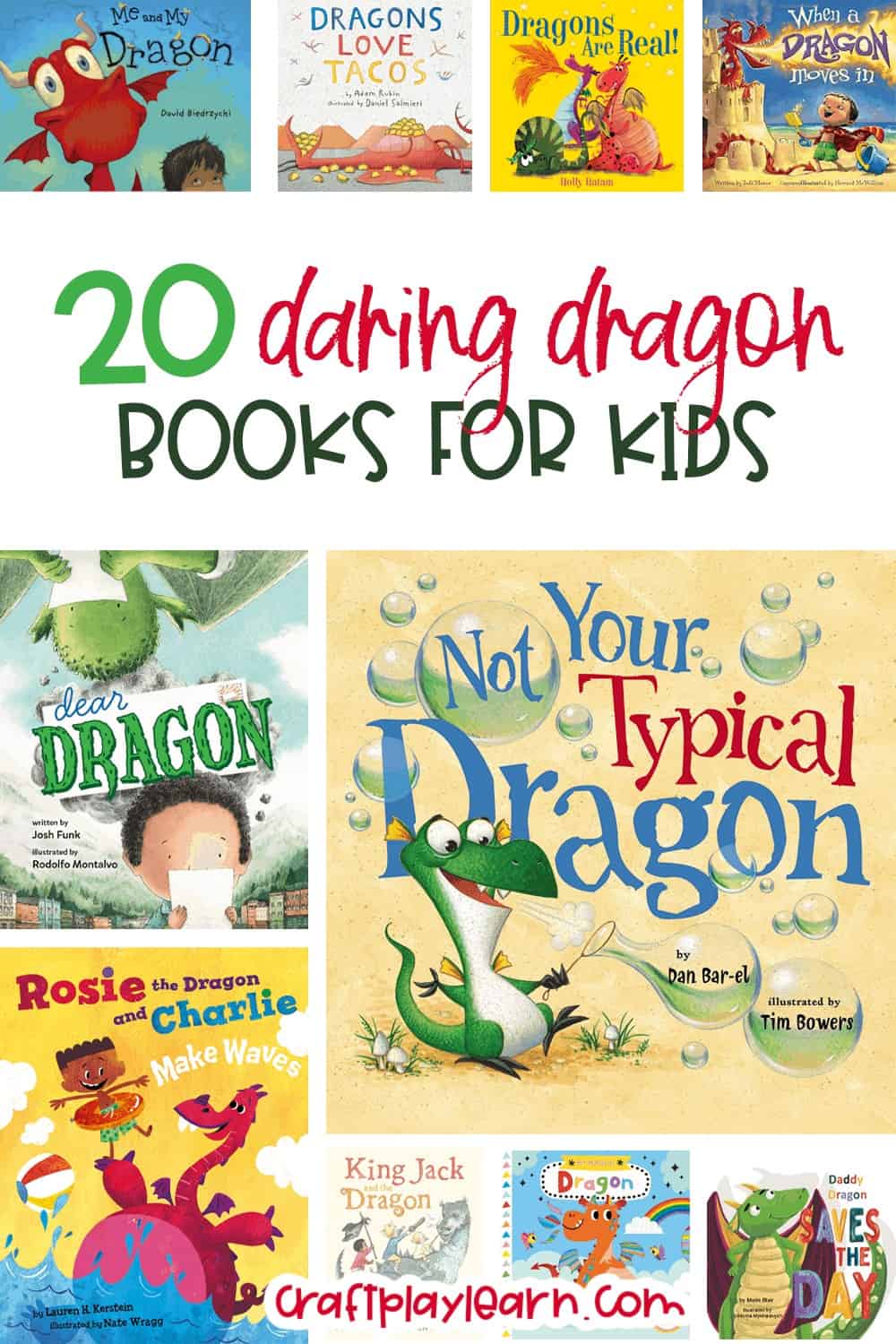 20 Best Dragon Books For Kids and Toddlers Craft Play Learn