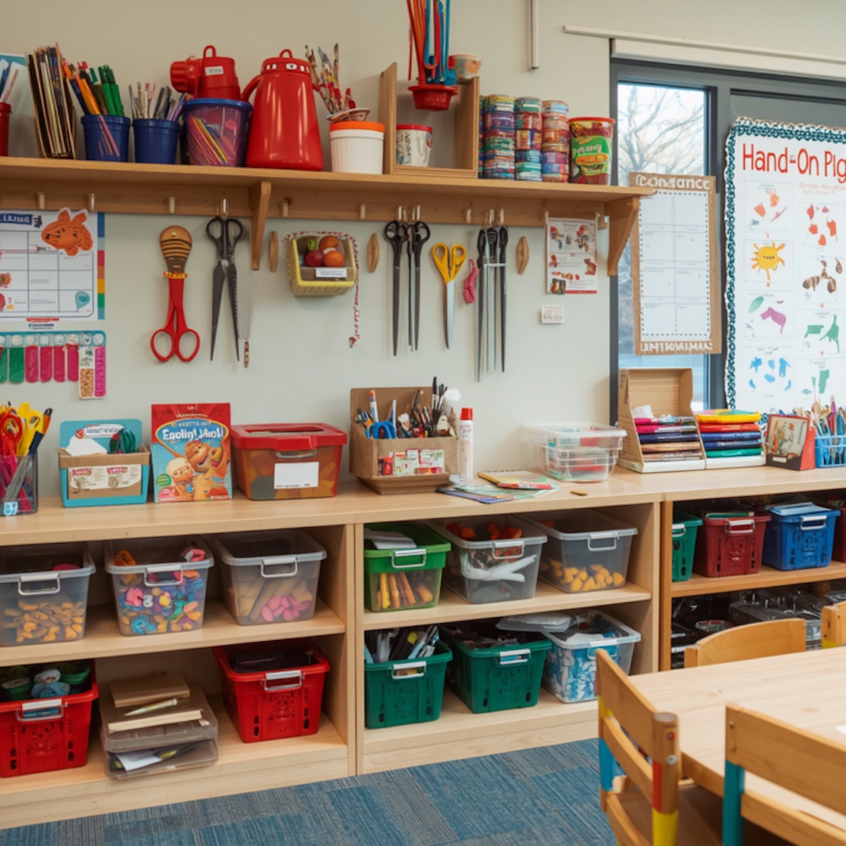 How to Create a Hands On Learning Corner - Craft Play Learn